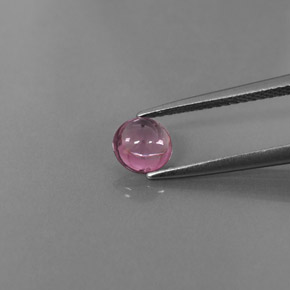0.75캐럿 천연 보랏빛 핑크 스피넬, 라운드 컷, 5.69 mm, 투명한