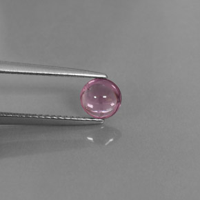 0.75캐럿 천연 보랏빛 핑크 스피넬, 라운드 컷, 5.69 mm, 투명한
