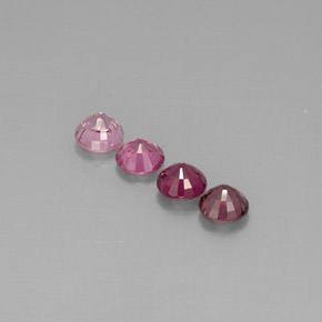 캐럿 천연 멀티컬러 스피넬 보석, 라운드 컷, 5.03 mm, VVS-VS