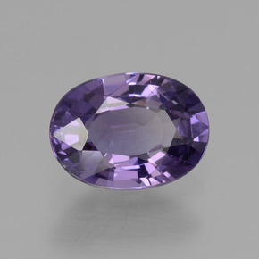 1.00캐럿 천연 바이올렛 스피넬, 타원형 컷, 7.1×5.1 mm, VS