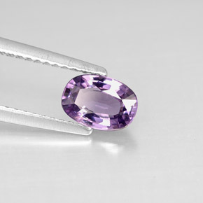 0.87캐럿 천연 퍼플 스피넬, 타원형 컷, 7×4.9 mm, VS