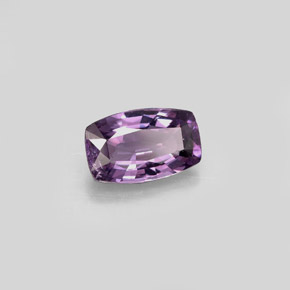 1.30캐럿 천연 미디엄 다크 퍼플 스피넬, 쿠션 컷, 8.4×5.3 mm, VS