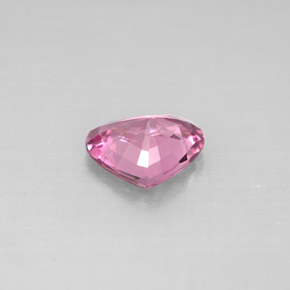 1.15캐럿 천연 보랏빛 핑크 스피넬, 배 모양, 7.6×6.5 mm, VS