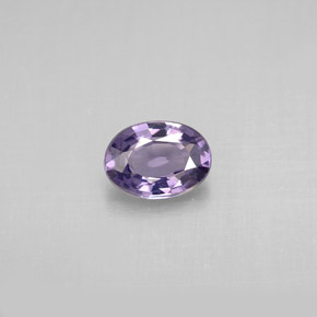 0.88캐럿 천연 퍼플 스피넬, 타원형 컷, 7.1×5.1 mm, VVS-VS
