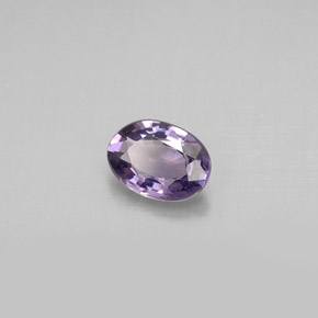 0.88캐럿 천연 퍼플 스피넬, 타원형 컷, 7.1×5.1 mm, VVS-VS