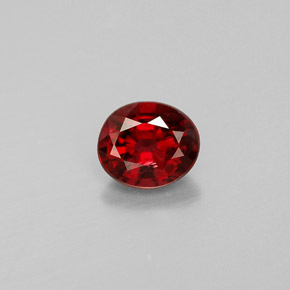 0.67캐럿 천연 레드 스피넬, 타원형 컷, 5.8×5 mm, VS