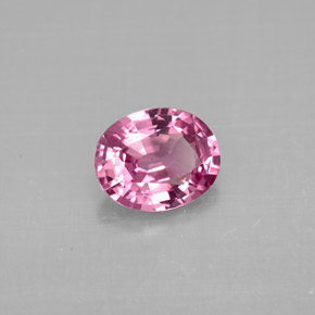 1.01캐럿 천연 핑크빛 퍼플 스피넬, 타원형 컷, 7.1×5.7 mm, VVS-VS