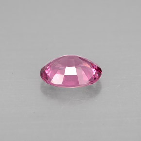 1.01캐럿 천연 핑크빛 퍼플 스피넬, 타원형 컷, 7.1×5.7 mm, VVS-VS