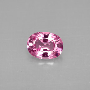 0.90캐럿 천연 핑크 스피넬, 타원형 컷, 7×5.3 mm, VVS-VS