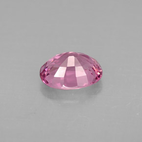 1.20캐럿 천연 바이올렛 핑크 스피넬, 타원형 컷, 7.3×5.5 mm, VVS-VS