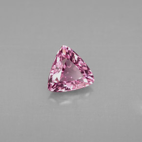 0.89캐럿 천연 핑크빛 퍼플 스피넬, 트릴리언, 6.4×6.1 mm, VVS-VS
