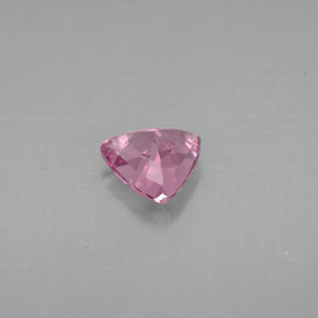 0.89캐럿 천연 핑크빛 퍼플 스피넬, 트릴리언, 6.4×6.1 mm, VVS-VS