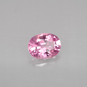 1.14캐럿 천연 핑크 스피넬, 타원형 컷, 7.3×5.6 mm, VVS-VS