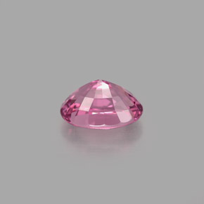 1.20캐럿 천연 보랏빛 핑크 스피넬, 타원형 컷, 7.3×5.2 mm, VS