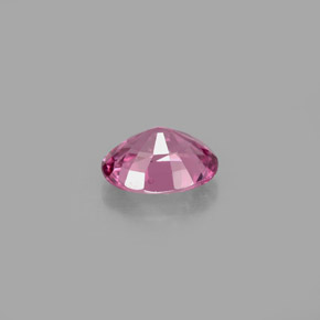 0.99캐럿 천연 보랏빛 핑크 스피넬, 타원형 컷, 6.9×5.4 mm, VS