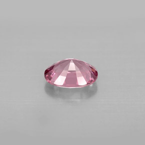 1.14캐럿 천연 보랏빛 핑크 스피넬, 타원형 컷, 7.3×5.7 mm, VS