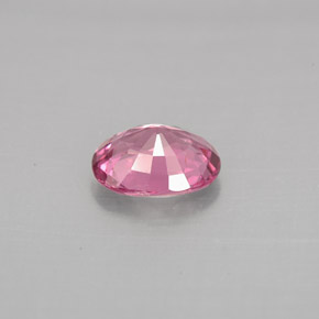 1.15캐럿 천연 보랏빛 핑크 스피넬, 타원형 컷, 7.4×5.8 mm, VS