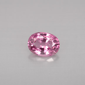 0.97캐럿 천연 보랏빛 핑크 스피넬, 타원형 컷, 7.1×5.3 mm, VS
