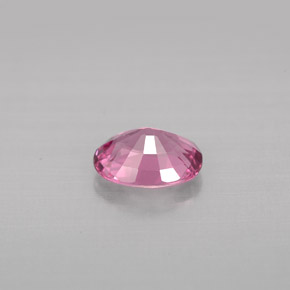 0.97캐럿 천연 보랏빛 핑크 스피넬, 타원형 컷, 7.1×5.3 mm, VS