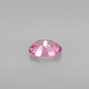 0.94캐럿 천연 보랏빛 핑크 스피넬, 타원형 컷, 6.9×5.3 mm, VS