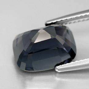 6.64캐럿 천연 깊은 푸르스름한 바이올렛 스피넬, 쿠션 컷, 11.6×8.9 mm, VVS