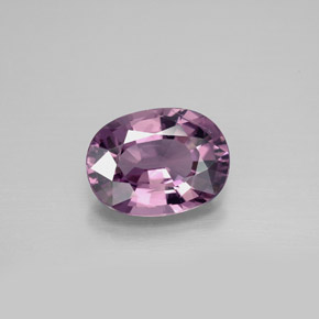 2.59캐럿 천연 핑크빛 바이올렛 스피넬, 타원형 컷, 9.8×7.4 mm, VVS-VS