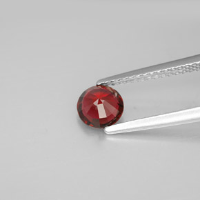 0.70캐럿 천연 보랏빛 레드 스피넬, 라운드 컷, 5.56 mm, VS