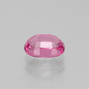 0.86캐럿 천연 핑크 스피넬, 타원형 컷, 6.3×4.7 mm, VVS-VS