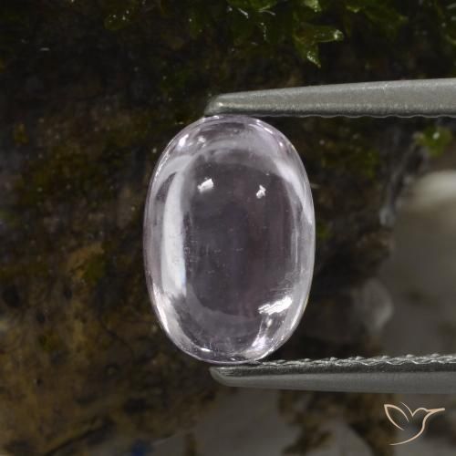 1.48ct 자연스러운 매우 밝은 보라색 스피넬, 타원형, 투명한