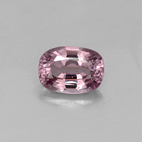 0.68캐럿 천연 로즈 핑크 스피넬, 쿠션 컷, 6.2×4.4 mm, VVS-VS