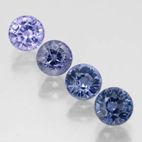 캐럿 천연 멀티컬러 스피넬 보석, 라운드 컷, 4.60 mm, VVS-VS