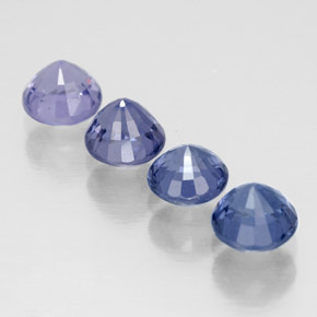 캐럿 천연 멀티컬러 스피넬 보석, 라운드 컷, 4.60 mm, VVS-VS