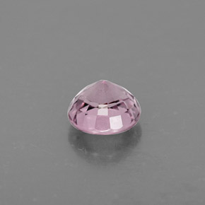 0.86캐럿 천연 바이올렛 핑크 스피넬, 라운드 컷, 5.50 mm, VVS-VS