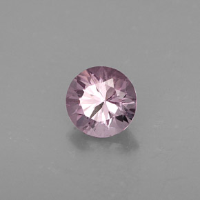 0.73캐럿 천연 핑크빛 바이올렛 스피넬, 라운드 컷, 5.43 mm, VS