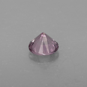 0.73캐럿 천연 핑크빛 바이올렛 스피넬, 라운드 컷, 5.43 mm, VS