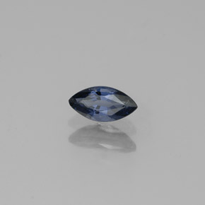0.32캐럿 천연 딥 블루 스피넬, 마퀴즈, 6×3.1 mm, VVS-VS