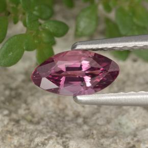 0.62캐럿 천연 핑크빛 바이올렛 스피넬, 마퀴즈, 7.4×3.8 mm, VVS-VS