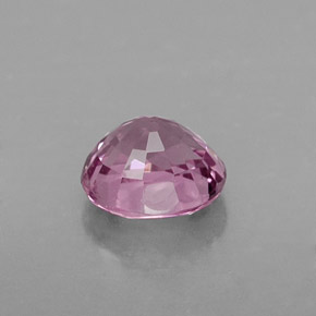 0.82캐럿 천연 보랏빛 핑크 스피넬, 타원형 컷, 5.6×5.2 mm, VVS-VS