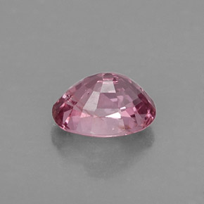 0.88캐럿 천연 보랏빛 핑크 스피넬, 타원형 컷, 6.3×4.8 mm, VS-SI