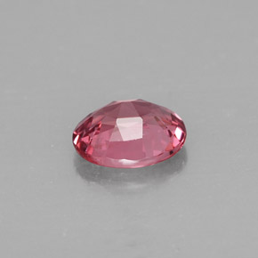 0.99캐럿 천연 로즈 핑크 스피넬, 타원형 컷, 6.9×5.6 mm, VVS-VS