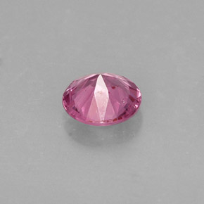0.62캐럿 천연 보랏빛 핑크 스피넬, 라운드 컷, 5.50 mm, SI