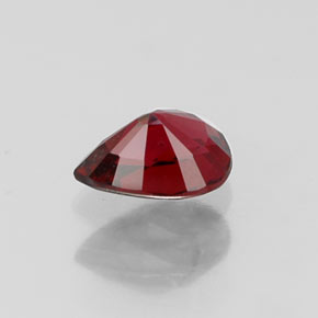 0.36캐럿 천연 레드 스피넬, 배 모양, 5.2×3.7 mm, VS-SI