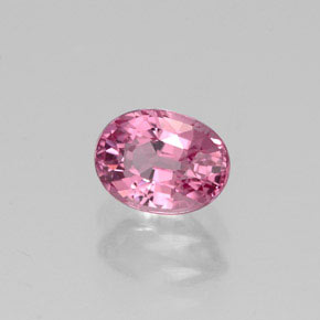 0.73캐럿 천연 보랏빛 핑크 스피넬, 타원형 컷, 6×4.5 mm, VVS