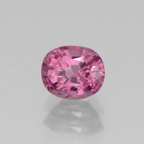 0.95캐럿 천연 보랏빛 핑크 스피넬, 타원형 컷, 6×5.1 mm, VVS-VS