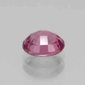 0.86캐럿 천연 보랏빛 핑크 스피넬, 타원형 컷, 6.2×5.2 mm, VS
