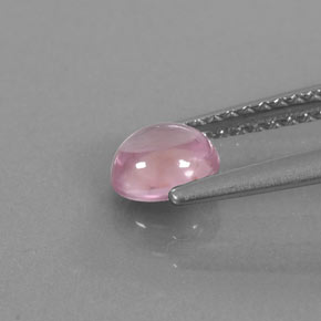 0.64캐럿 천연 핑크 스피넬, 타원형 컷, 5.5×4.7 mm, 투명한