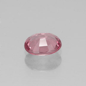 0.69캐럿 천연 로즈 핑크 스피넬, 타원형 컷, 6.2×5.2 mm, VVS