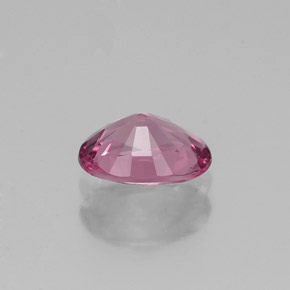0.81캐럿 천연 보랏빛 핑크 스피넬, 타원형 컷, 6.7×4.9 mm, VVS