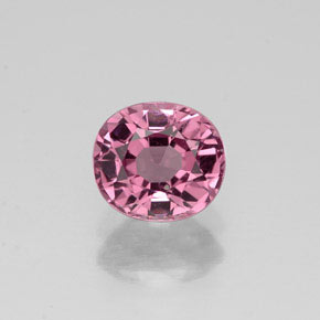 0.98캐럿 천연 보랏빛 핑크 스피넬, 타원형 컷, 6×5.4 mm, VVS