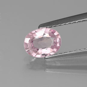 0.73캐럿 천연 핑크 스피넬, 타원형 컷, 6.6×5 mm, VVS-VS